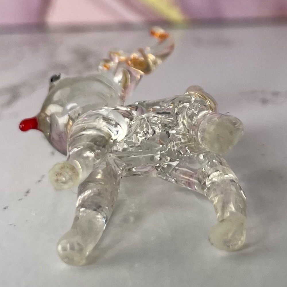 Mini Glass Reindeer Rudolph - Picture 9 of 14